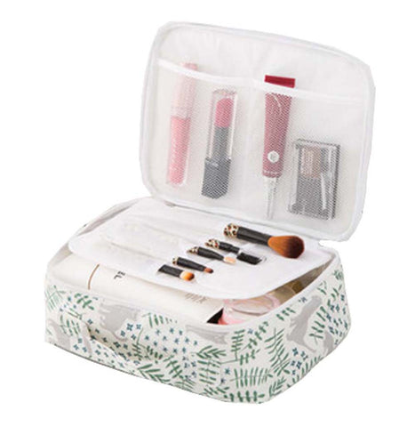 Large Capacity Travel Cosmetic bag,Makeup Bag Set Waterproof,Cat Garden