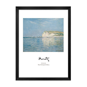 Home Decor Picture Black Wood Monet Oil Picture