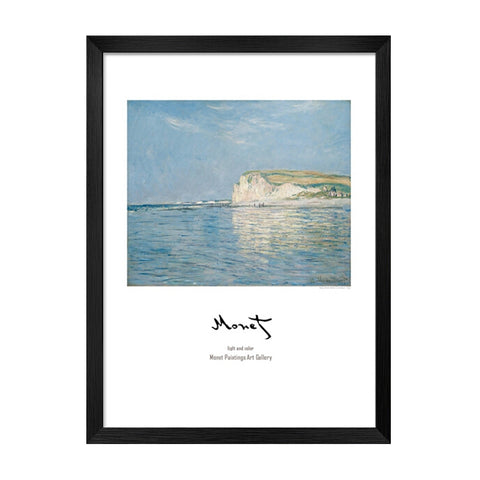 Home Decor Picture Black Wood Monet Oil Picture