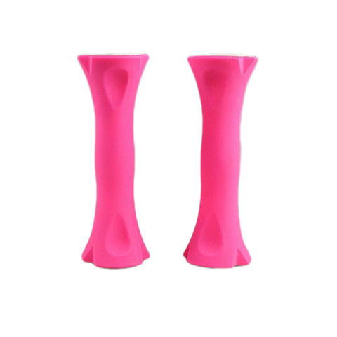 Women's Pair of Fitness Hourglass Shaped Dumbbells Hand Weights, Pink