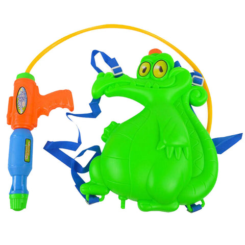 Safety Backpack Water Guns Pool Beach Toys Cool Squirt Guns Crocodile