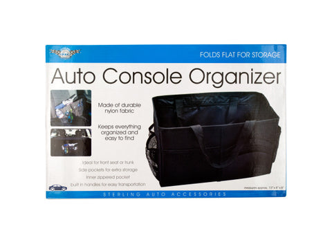 Auto Console Organizer with Multiple Pockets: Case of 4