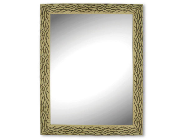 Ornate Oak Look Wall Mirror: Case of 4