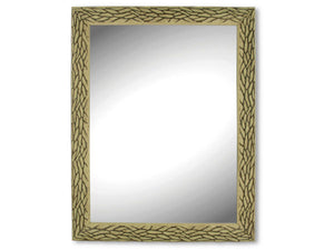 Ornate Oak Look Wall Mirror: Case of 4