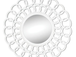 Modern Retro Circle Design Wall Mirror: Case of 4