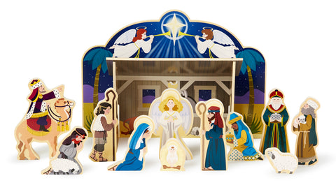 Wooden Nativity Set