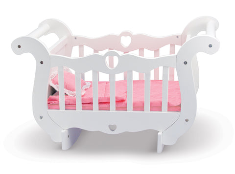 Wooden Doll Crib
