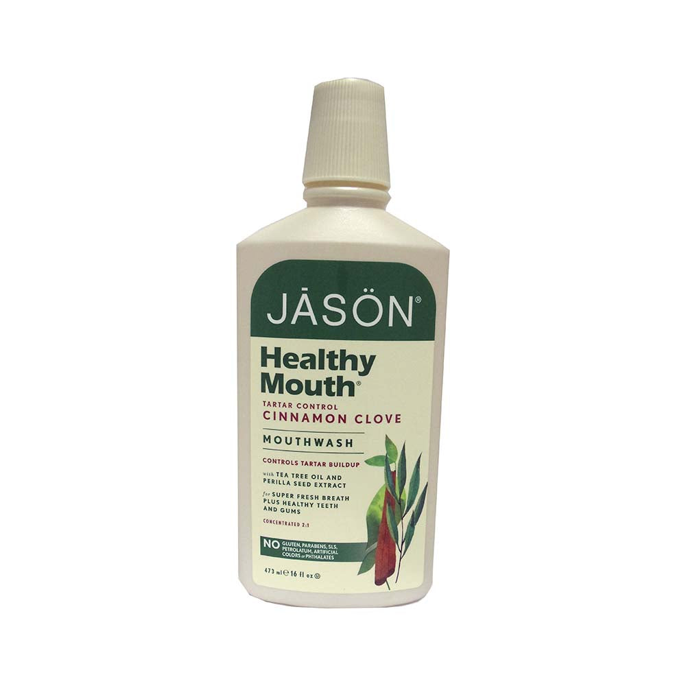 JASON HEALTHY MOUTH CINNAMON CLOVE MOUTHWASH TARTAR CONTROL