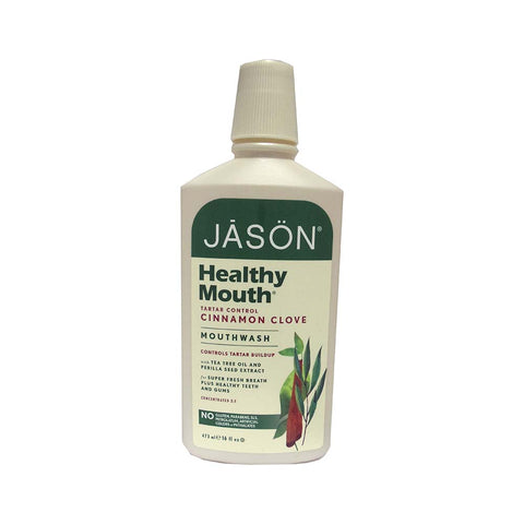 JASON HEALTHY MOUTH CINNAMON CLOVE MOUTHWASH TARTAR CONTROL