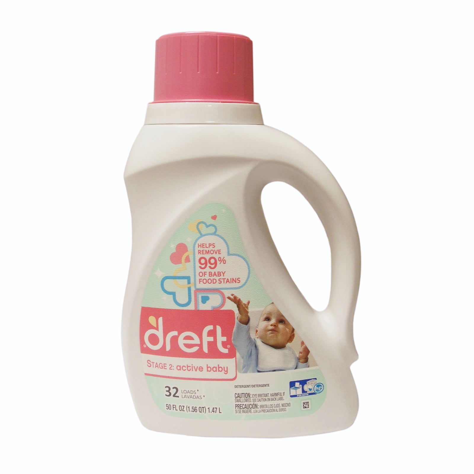P&G DREFT LQ HEC ACT BABY 50 OZ 32LDS