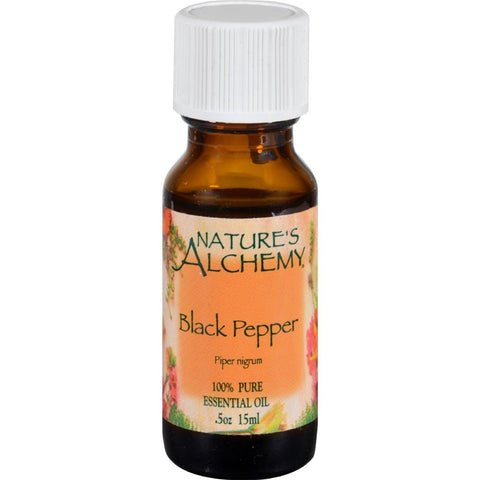 Nature's Alchemy - Black Pepper 100% Pure Essential Oil ( 1 - .5 FZ): Black Pepper 100% Pure Essential Oil