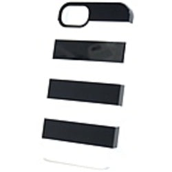 Griffin Cabana iPhone Case - iPhone - Black/White Stripes - Polycarbonate, Rubber